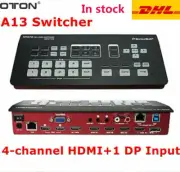 New OTON A13 Video Switcher Multi Stand 4-Channel HDMI+1 DP input SDI DVD Output