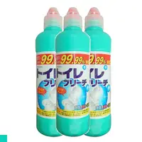 在飛比找PChome24h購物優惠-日本 Rocket 火箭石鹼 馬桶清潔劑 500ml x3入