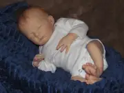 Reborn Doll Bam Bam by Severine Piret, 17" 3 Lbs. COA