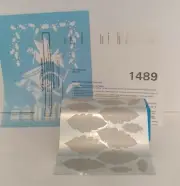 Tri-Chem Holiday Stencil 1489 , Foil Leaf Sheet, & Paint Tube Holder Set