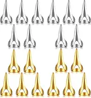 YUANXINGLU 20pcs Hair Parting Tool, Adjustable Hair Parting Ring, Beard Hair Parting Tool Home Salon Alloy Hair Selecting Sectioning Ring for Sectioning Hair Extensions, Braiding, Hair Installation, Hair Styling,Halloween Finger Claw