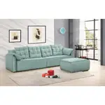 【新荷傢俱工場】 M 279 綠磨砂絨布沙發 L型沙發 設計師款沙發