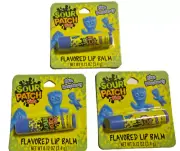 Sour Patch Kids Flavored Lip Balm Blue Raspberry Lot Of 3 In Box