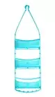 Plastic Hanging Shower Caddy Hanger Adjustable Arms Bathroom Shelf 3 Layer