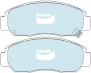 Bendix General CT Front Brake Pad Set for Honda Accord CP, CP2 2.4L K24Z2 Petrol (for: Honda)