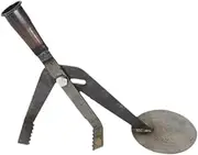 Fenteer Weeds Puller Tool Head, Weeding Puller Remover, Stand up Uprooting Weeder for Courtyard, Serrated Head