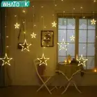 Christmas Lights Outdoor Indoor 4.5M Star Curtain String Light Lamp Decoration
