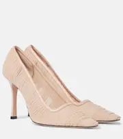 [Jimmy Choo] Jimmy Choo Lotta 100 tulle pumps AU 6 beige