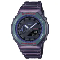 在飛比找momo購物網優惠-【CASIO 卡西歐】G-SHOCK虛擬遊戲世界雙顯錶(GA