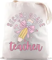 JNIAP Second Grade Team Gift Second Grade Teacher Tote Bag Back To Gift