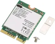 Naroote WiFi Card, WiFi Network Card Network Card 2 Triple Frequency 802.11ac BT5.2 Wireless WiFi Adapter Card with M.2 Network Card AX211NGW M.2 Key E CNVio for Win 10