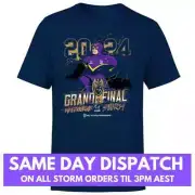 Melbourne Storm 2024 NRL Adults Grand Final Tee Shirt Sizes S-5XL