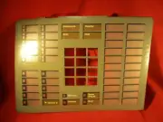 Avaya Definity 7407 D02C plastic designation strip cover