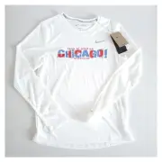 Nike BOA Chicago Marathon 2023 Dri-Fit Miler Running Shirt Long Sleeve SM *READ*