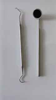 Dental Tartar Calculus Plaque Remover, Tooth Scraper & Dental Mirror