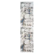 Fable Luxury-Texture Modern Runner - 475 Arctic