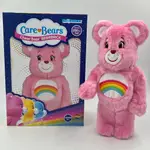 BE@RBRICK BEARBRICK CARE BEARS CHEER BEAR 粉紅彩虹熊 絨毛 400%