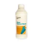 Clear Texture Gesso 500ml Acrylic & Oil Paint Gesso Premium Gesso Primer