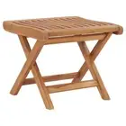 Wooden Garden Footrest Folding Stool Side Table Multi Function Outdoor Furniture