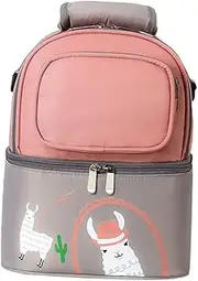 BESTonZON 1pc Insulated Ice Pack Diaper Bag for Mother Portable Backpack Storage Pouch Comfortable Straps