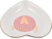 KOCKSHION Heart Shaped Jewelry Tray Elegant Jewelry Organizer for Rings Trinkets Creative Display Plate for Home Decor Special Occasions Enhances Living Space Aesthetics