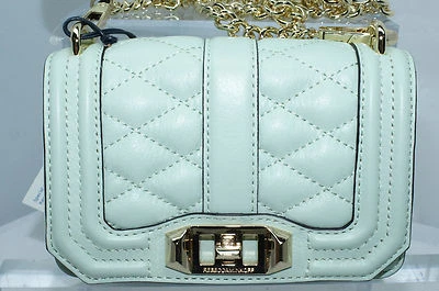 New Rebecca Minkoff Mini Love Crossbody Bag Green Handbag