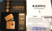 ZIPPO COPPER ARMOR LE Lighter EPOXY INLAY 46171 Mint Special BLACK S.S. INSERT
