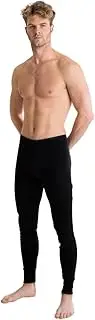 [Octave] Mens Thermal Underwear Long John (British Made Viscose Extra Warm Range) (Large [Waist: 36-39 inches], Black)
