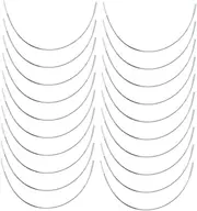 [ARTSEWPLY] 25 Pairs Underwear Rims Bra Underwire Repair Kit Accessory Bra Underwires Replacements Bra Wire Repair Heavy Duty Replacement Underwires for Bras Wire Bra Silver Stainless Steel