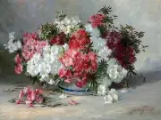 Still azaleas Accent Tile Mural Kitchen Bathroom Wall Backsplash 8x6