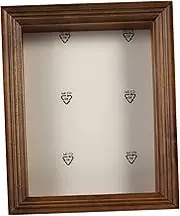HEATSHAKING Rustic Shadow Box Display Frame for Dried Flowers Medals Photos Keepsake Case for Home Decor Memorabilia Arrangement