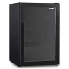 Husky 130L Indoor Bar Fridge with Anti-Condensation Glass Door (HUS130HDBLK)