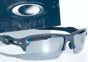 NEW* Oakley FLAK 2.0 LEAD Steel POLARIZED Galaxy Chrome mirror Sunglass 9188