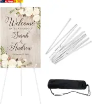 Easel Stand 66 Inches, Lightweight Adjustable Art Easel for Display, Wedding Sig