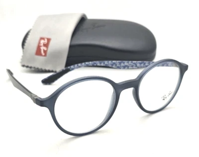 Ray-Ban Reading Glasses RB 8904 5262 50-20 145 Blue &Carbon-fiber Frames Readers