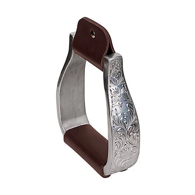 Weaver Leather Aluminum Engraved Visalia Stirrups