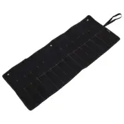 Chisel hanging bag Canvas Tool Roll Holder Wrench Pouch 15 Pockets for 8506