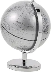 Operitacx Rotating World Globe for Desk Educational Earth Globe with Stand for Office and Living Room Decoration for Boys and Girls and Adults Learning