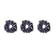 3x AFL Fremantle Dockers Scrunchie 10cm Ponytail Women/Girls Hair Tie Accessory