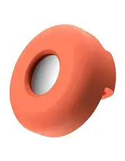[StylePro] Airtag holder, soft silicon case for dog or cat collar in orange
