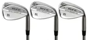 Rife Spin Groove +1'' Over Men's Std RH Golf Wedge Set: 52° AW, 56° SW, 60° LW