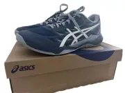 Asics Gel-Tactic 12 Men's 9.5 Indoor Court Sport Shoe (Vintage Indigo/White) NEW