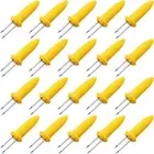 20 Pieces Stainless Steel Corn Holders Corn on The Cob Skewers for BBQ