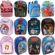 CHARACTER KIDS SCHOOL BACKPACKS BOYS GIRLS - PEPPA POKEMON PJ MASKS PONY & MORE