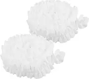 [AKOOSY] 2 Pairs Ruffle Decorative Shoelaces for Casual Shoes Elastic Wide Lace for Women Sneakers Boots Unique Lace Ruffle Design Durable and Long Lasting Adorable Touch for Daily Wear