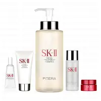 在飛比找Yahoo奇摩購物中心優惠-SK-II 青春露330ml贈旅行四件組(潔面乳+化妝水+精