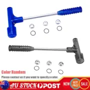 Impact Bullet Puller Hammer Hand Remover Tool With 3 Collets Fits 0.17 to 50 Cal