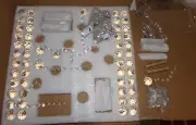 Large Lot Ceiling Light Chandelier Light Lamp Prisms NEW