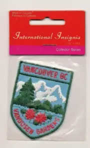Vandusen Gardens Vancouver BC Canada Embroidered Souvenir Patch
