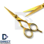 Professional Gold Color Barber Salon Shears Hair Cutting Hairdressing Scissors